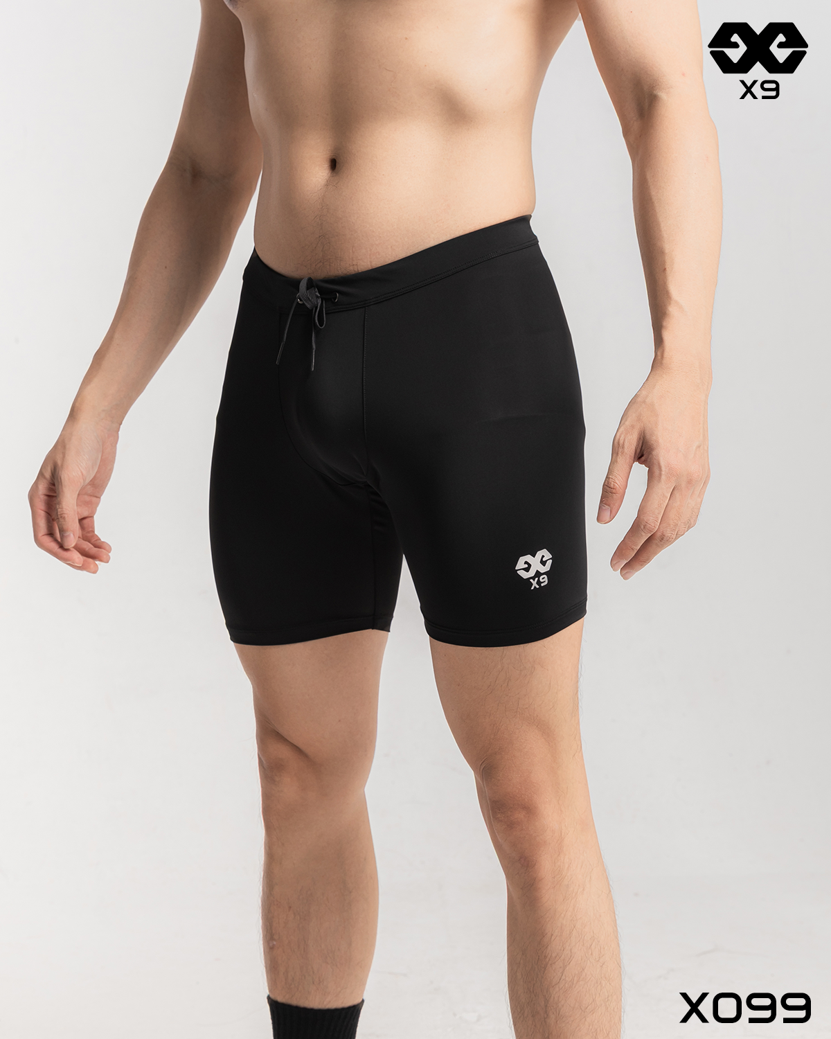 Quần Bơi Nam Trơn Cao Cấp Form Trên Gối - X099