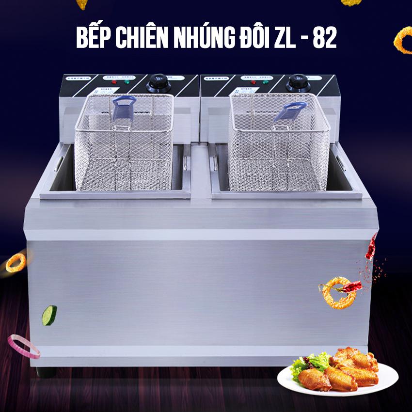 Bếp Chiên, Rán, Nhúng Bằng Điện Công Nghiệp ZL 82 Dung Tích 11L