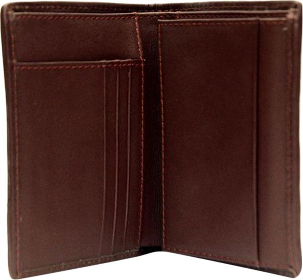 Ví Nam Da Cá Sấu Kiểu Đứng Huy Hoàng HT2229 - Nâu Đỏ