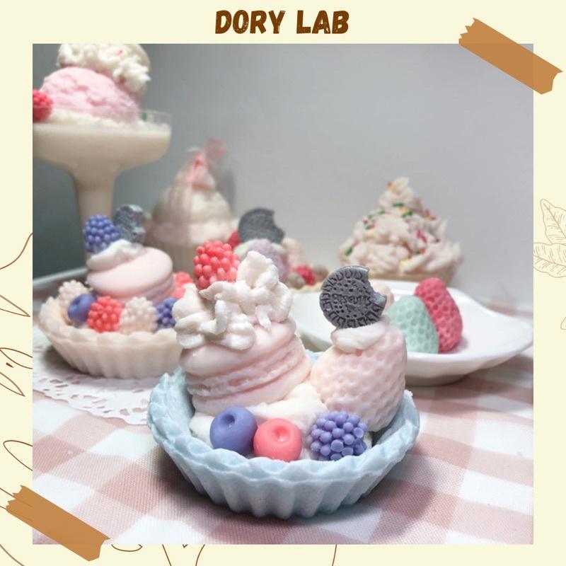 Nến Thơm Handmade Bánh Trứng Trái Cây - Dory Lab