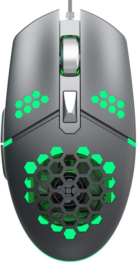 LED chơi game có dây usb fan hâm mộ light tổ ong chuột mài mòn chuột