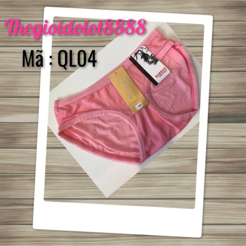 Quần lót ren chất liệu cotton co giãn tốt mã đặt hàng QL04