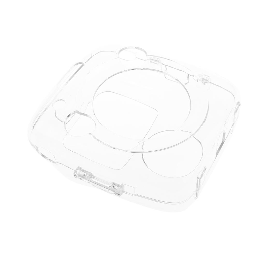 Clear Hard Case w/Shoulder Strap for Instax Square SQ10 Camera