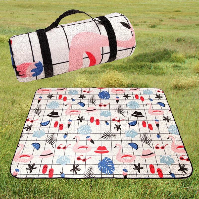 4 Kích Thước Xếp Cắm Trại Thảm Wterproof Dày Thảm Picnic Bãi Biển Miếng Lót Trẻ Em Thảm Chơi Lều Chống Ẩm Chăn