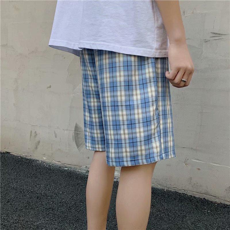 Quần Short Nam Sọc Ca Rô Năng Động