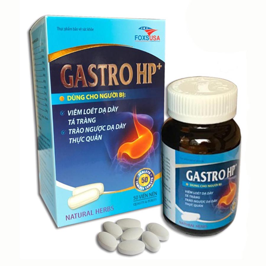 Thực phẩm bảo vệ sức khỏe Gastro Hp _Bổ tỳ, kiện vị, hỗ trợ bảo vệ niêm mạc dạ dày