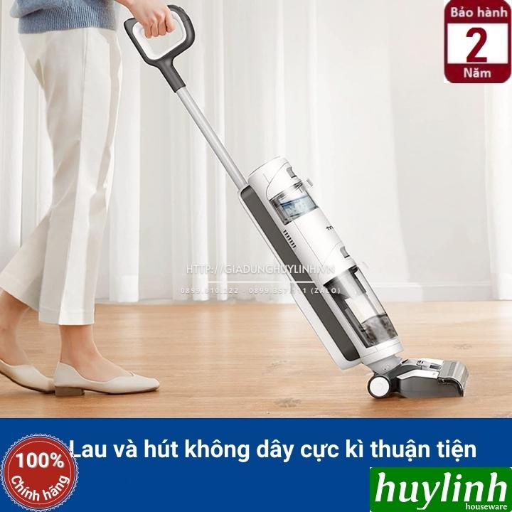 Máy hút bụi lau sàn khô và ướt Tineco IFloor 3 Breeze - Bản quốc tế - dùng pin sạc 3000mah - 2 trong 1 - Hàng chính hãng