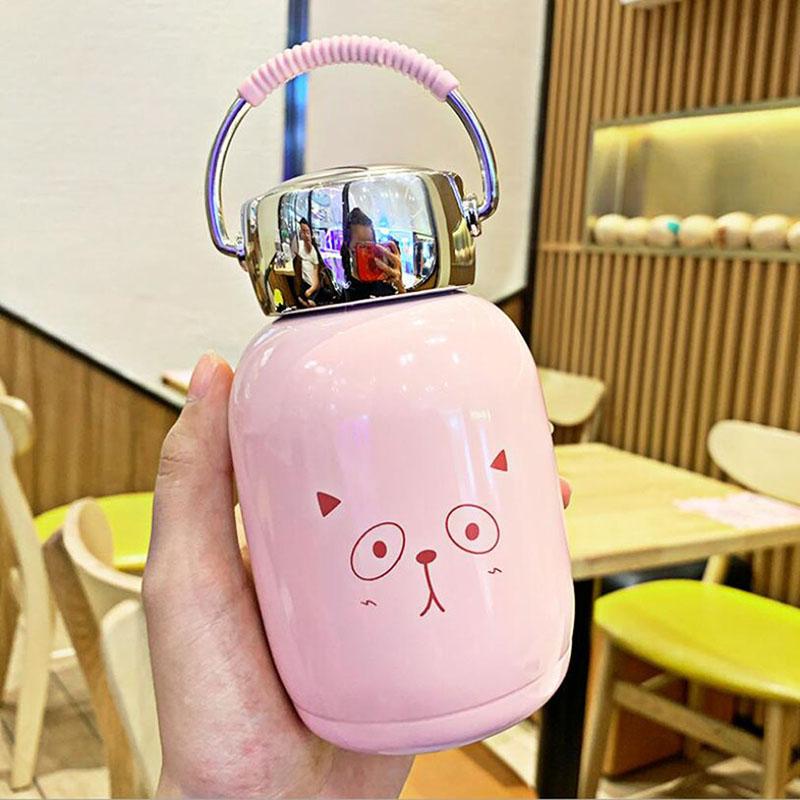 Hoạt Hình Hình Đáng Yêu Nước Thích Hợp Di Động Thuỷ Cung Bình Giữ Nhiệt Trẻ Em Hộ Gia Đình Thể Thao Ngoài Trời Dễ Thương Kawaii Nước