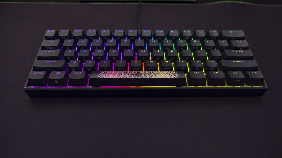 Bàn phím Gaming Corsair K65 RGB Mini BLK-MX RED CH-9194010-NA - Hàng Chính Hãng