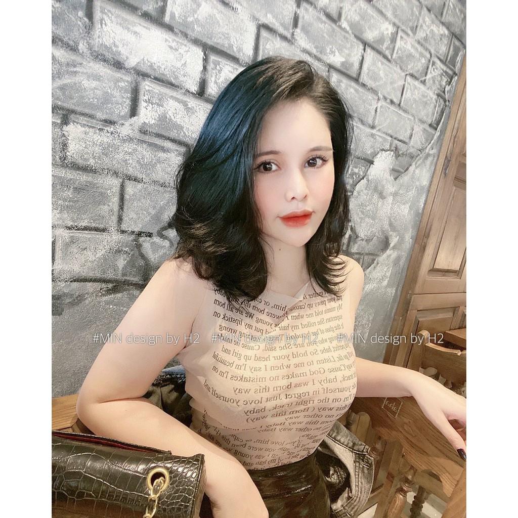 ÁO BRA LƯỚI IN CHỮ CÓ DÂY KÉO LƯNG