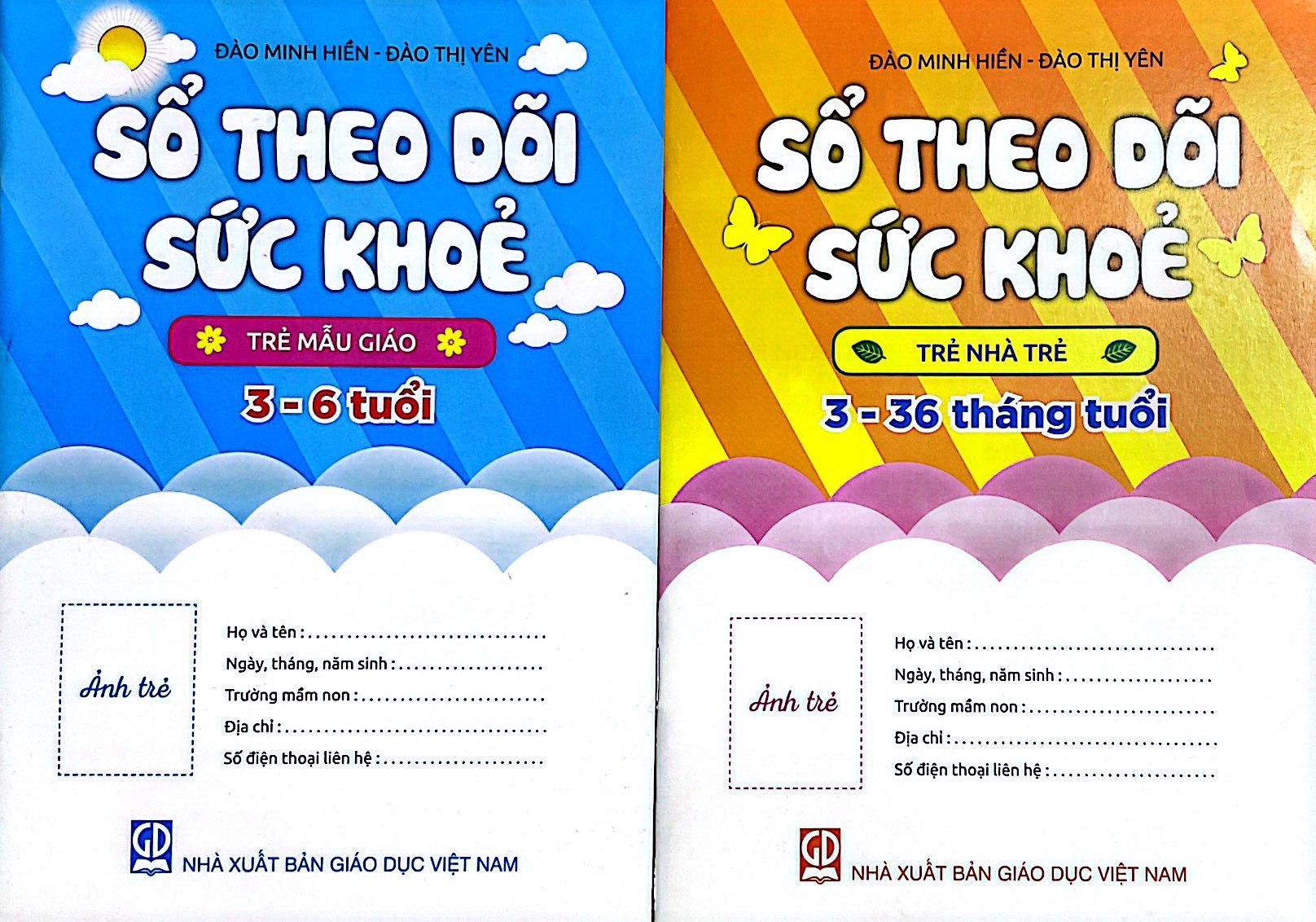 Combo 2 cuốn Sổ Theo Dõi Sức Khỏe