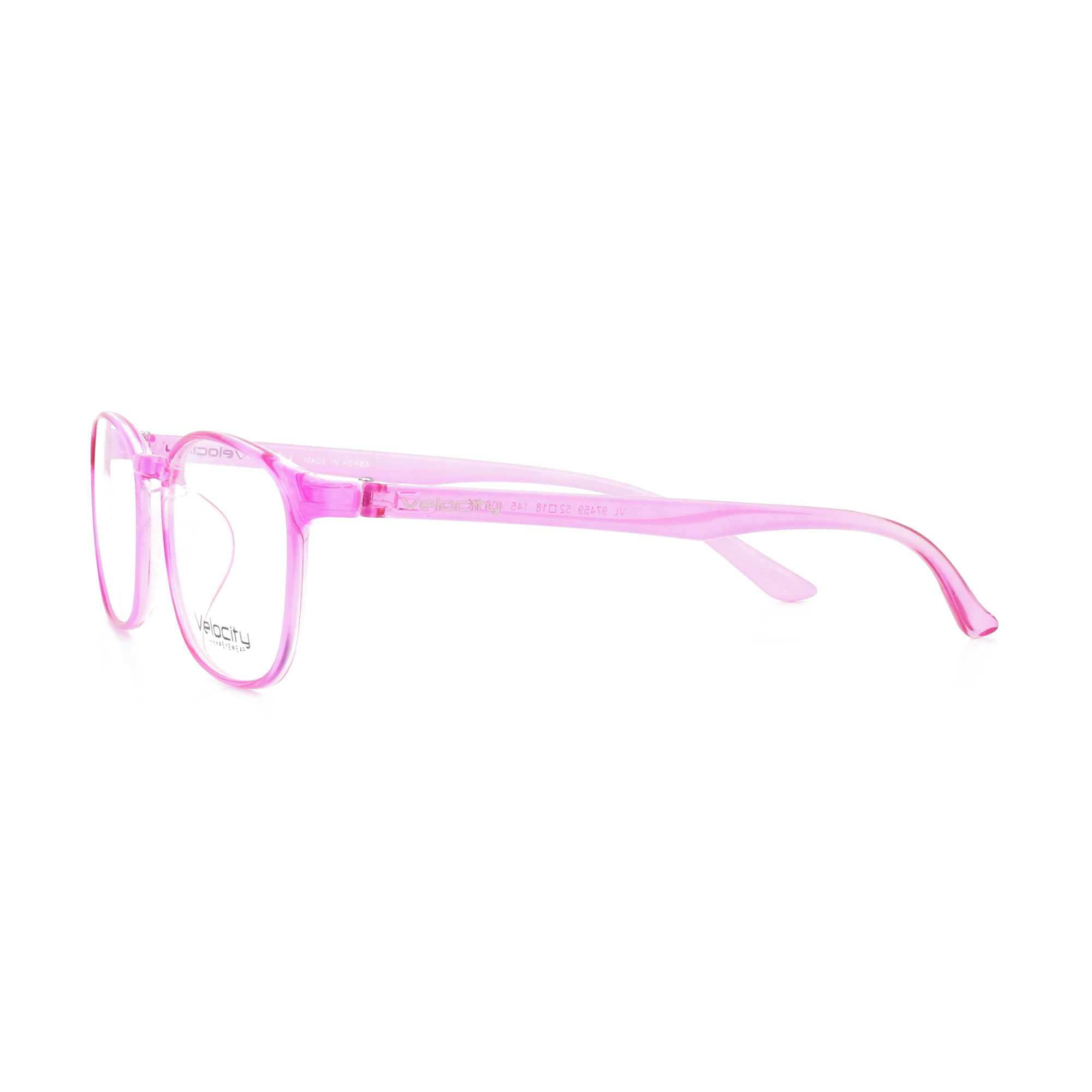 Gọng kính unisex nhựa TR90 thời trang VELOCITY VL97459 (size 52/18/145)