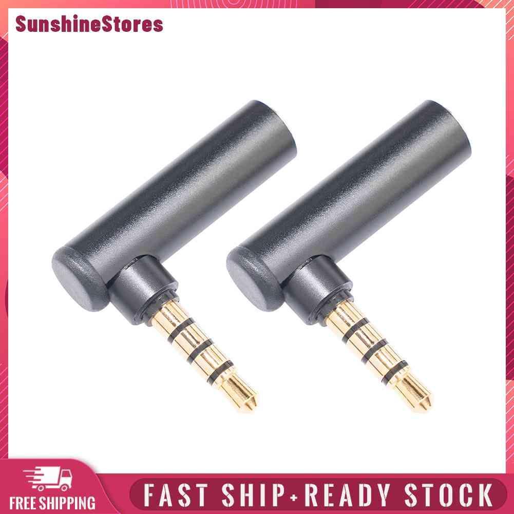 ☼Yimumiya ☼ Bộ KếT NốI Âm Thanh 90 Độ 3.5mm ĐầU CắM Sang Lỗ CắM