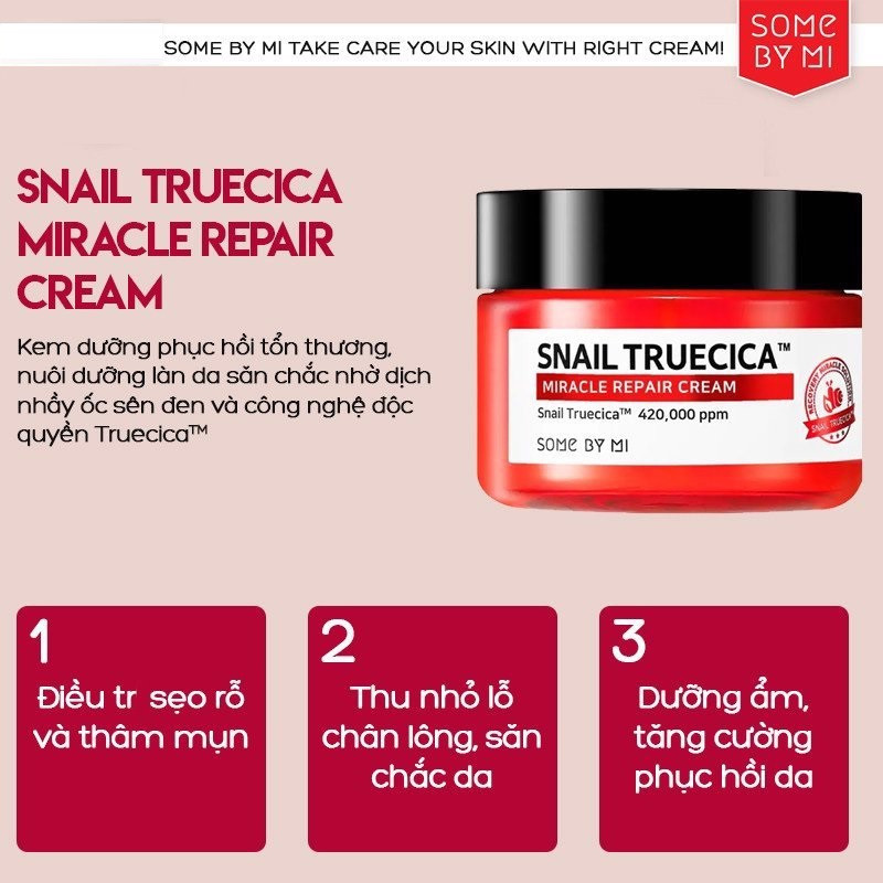 Bộ Sản Phẩm Dưỡng Da Phục Hồi Some By Mi Snail Truecica Miracle Repair