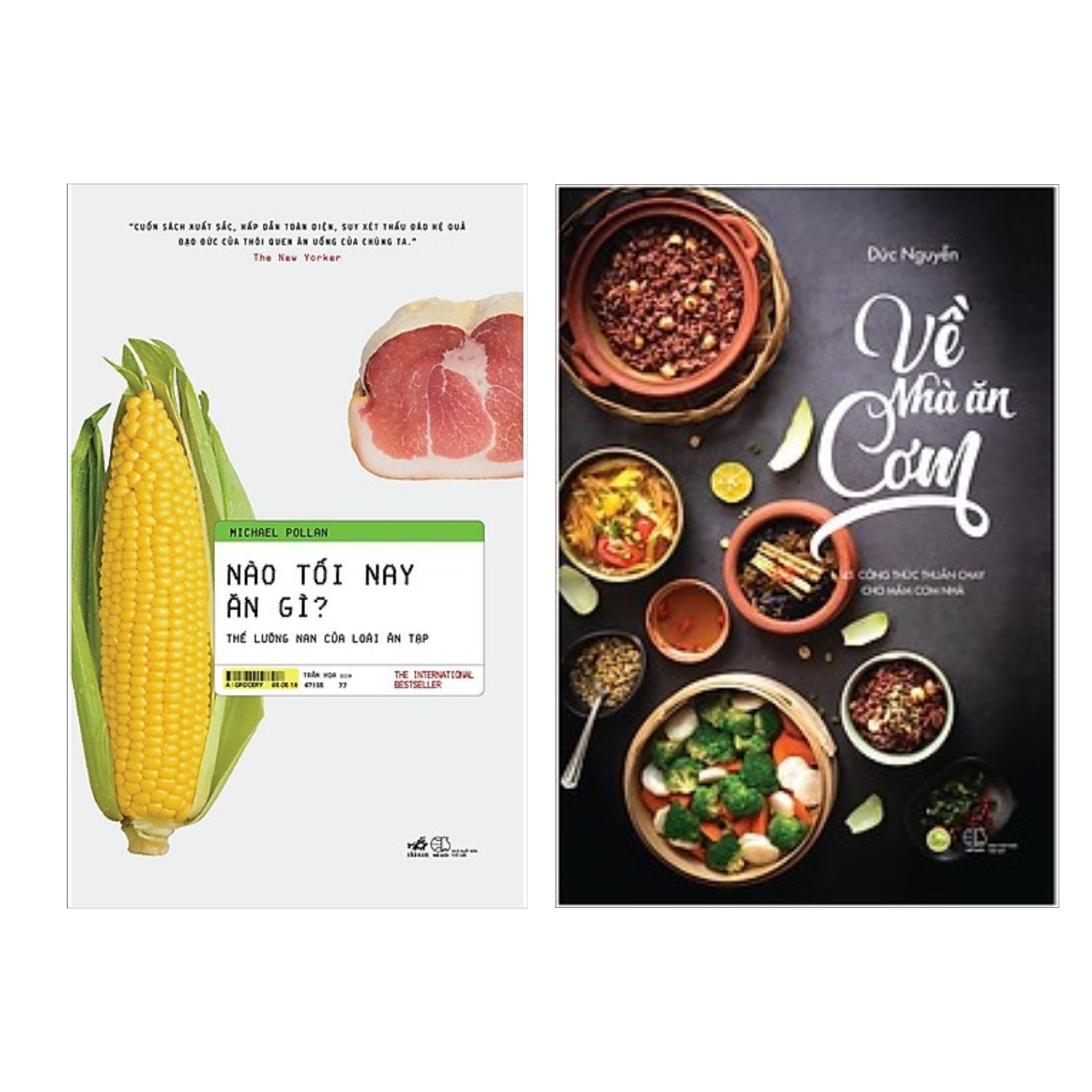 Combo Sách Nấu Ăn: Nào Tối Nay Ăn Gì? Thế Lưỡng Nan Của Loài Ăn Tạp + Về Nhà Ăn Cơm (Công Thức Nấu Ăn Ngon - Lành Cho Bữa Cơm Nhà) + Tặng Kèm Bookmark Green Life