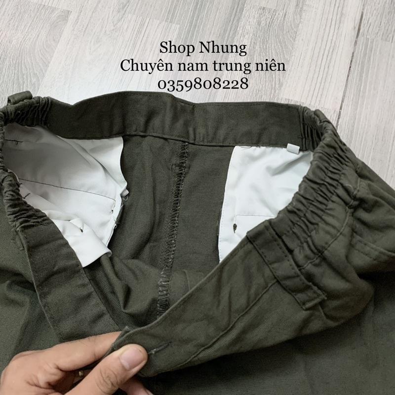Quần kaki túi hộp nam trung niên lính mỹ cực ngầu hàng đẹp co giãn