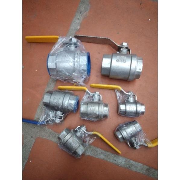 Van gạt, khóa, van bi nồi phở zen 21 , 27, 34 ,42, 48 , 60 inox 201 , 304.