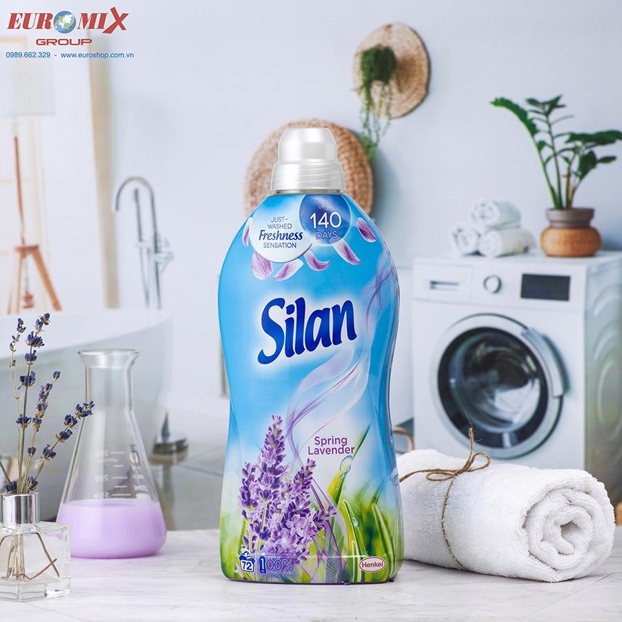 Nước Xả Thơm Quần Aó Spring Lavender Silan 1.8L