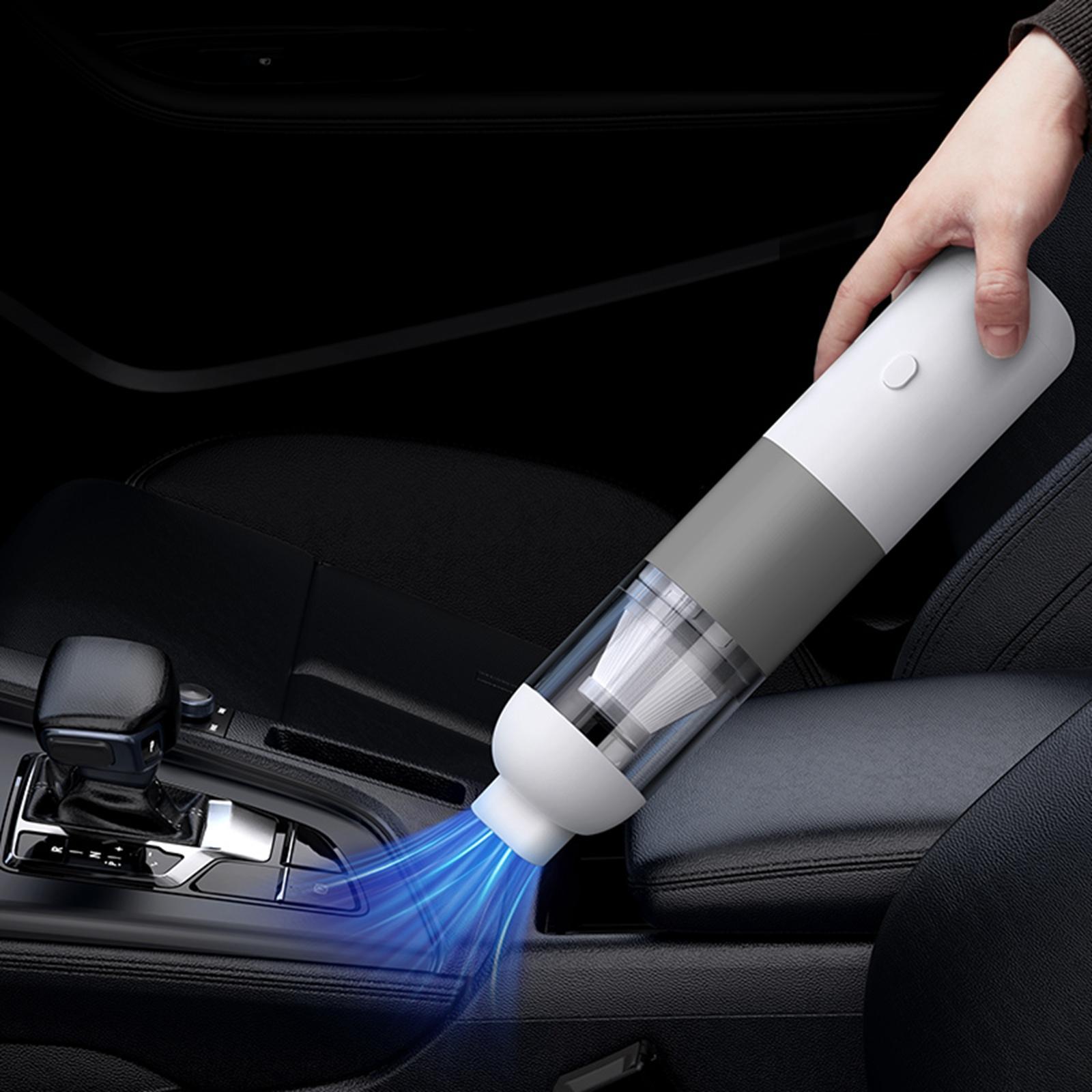 Car Vacuum Cleaner Hand Vacuum 120W High Power for Car Home Dust Office Gray