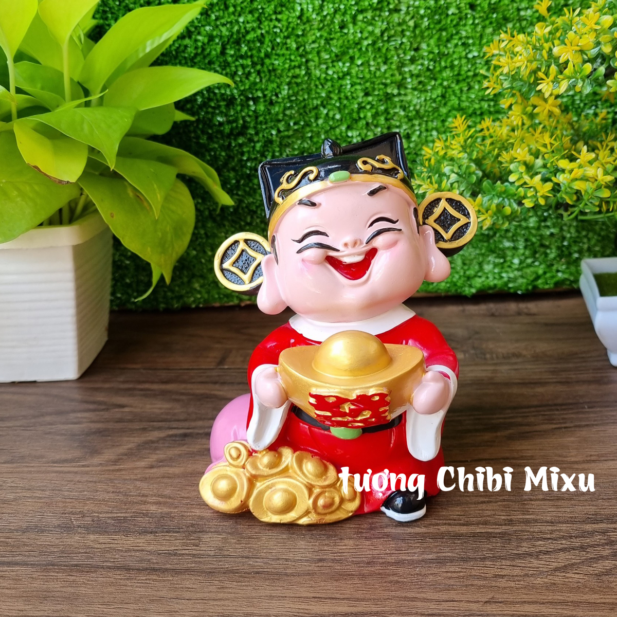 Tượng Thần Tài size 13cm may mắn - mẫu 03