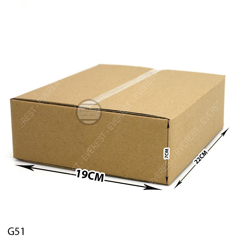 Combo 20 thùng G51 22x19x7 giấy carton gói hàng Everest