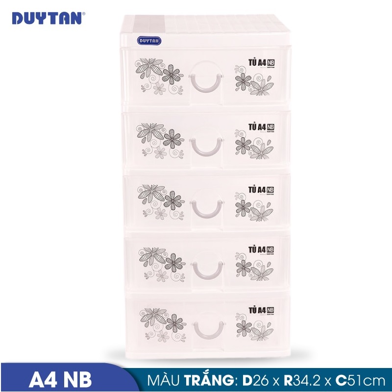 Tủ nhựa Duy Tân Tomi A4 nắp bằng 5 ngăn - 53432 - Giao màu ngẫu nhiên - Hàng chính hãng