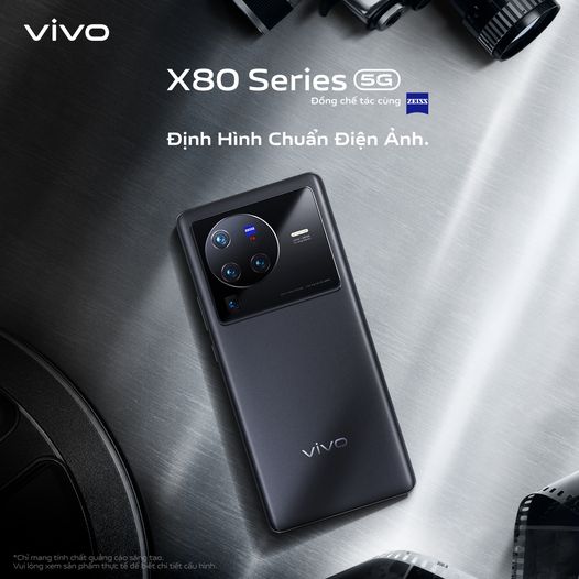 Điện thoại vivo X80 pro 5G (RAM 12GB + ROM 256GB) - Hàng Chính Hãng