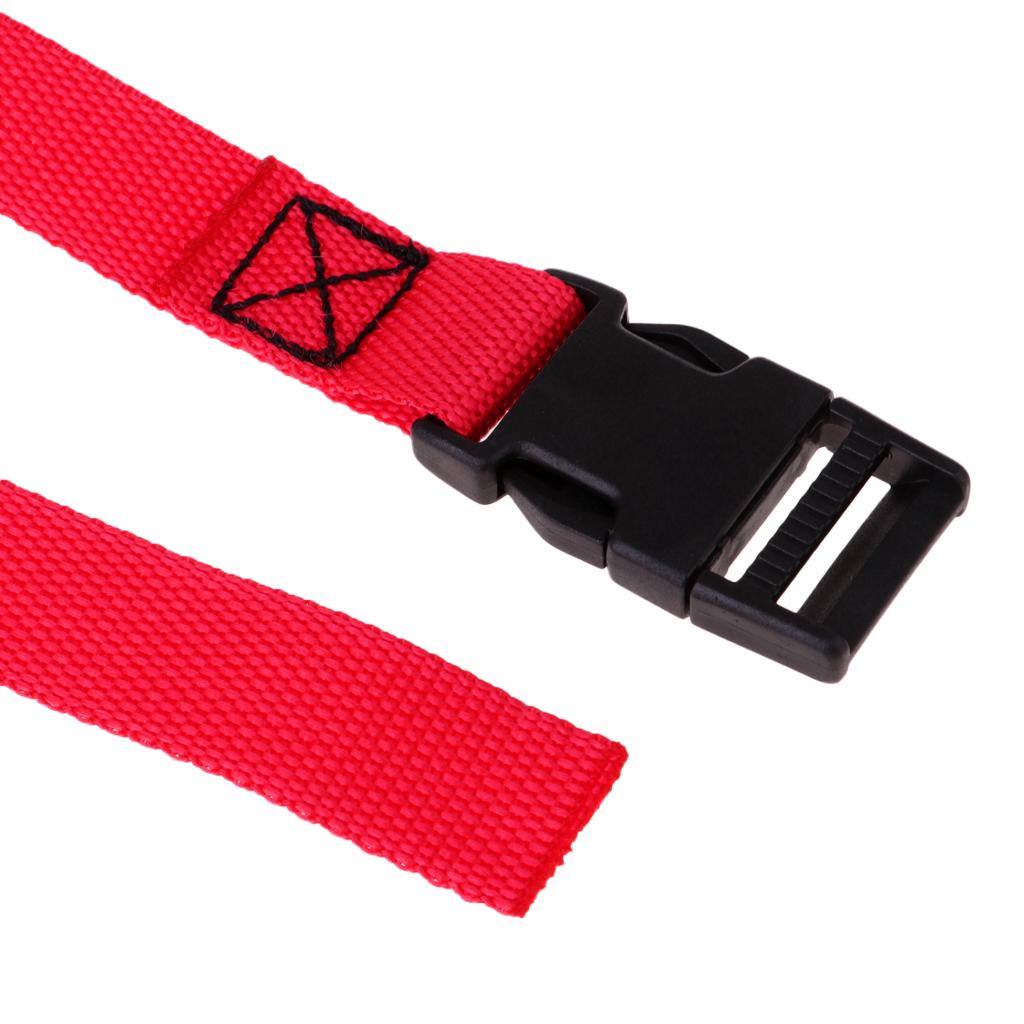 2pcs 39.Golf Trolley Webbing Straps/Luggage Tie down Straps with Quick Release Buckle