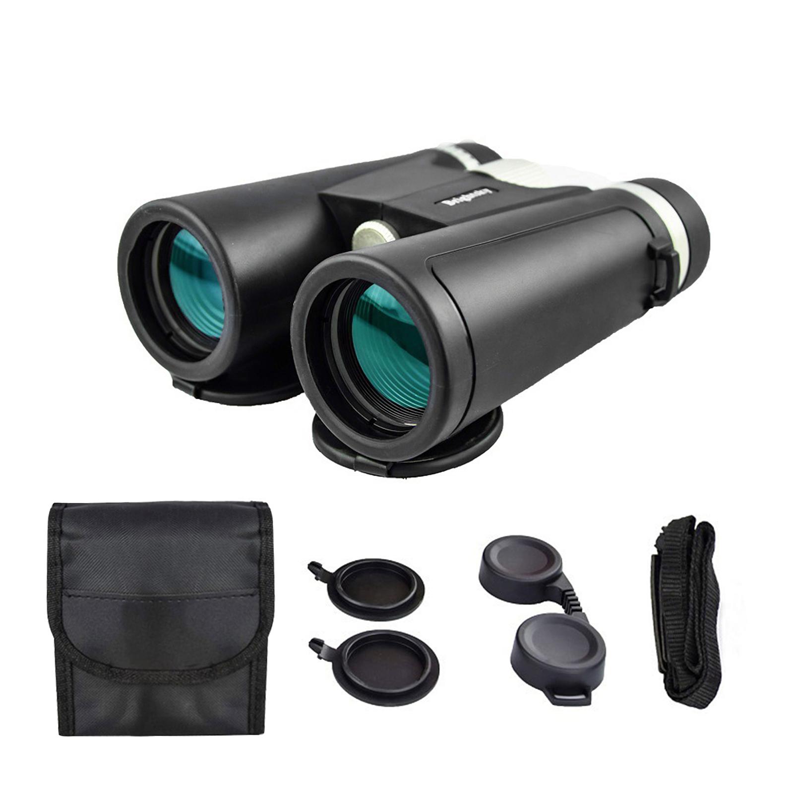 12×42 Binoculars Compact High Magnification HD Binocular Telescope for Hiking Sightseeing Concert Travel