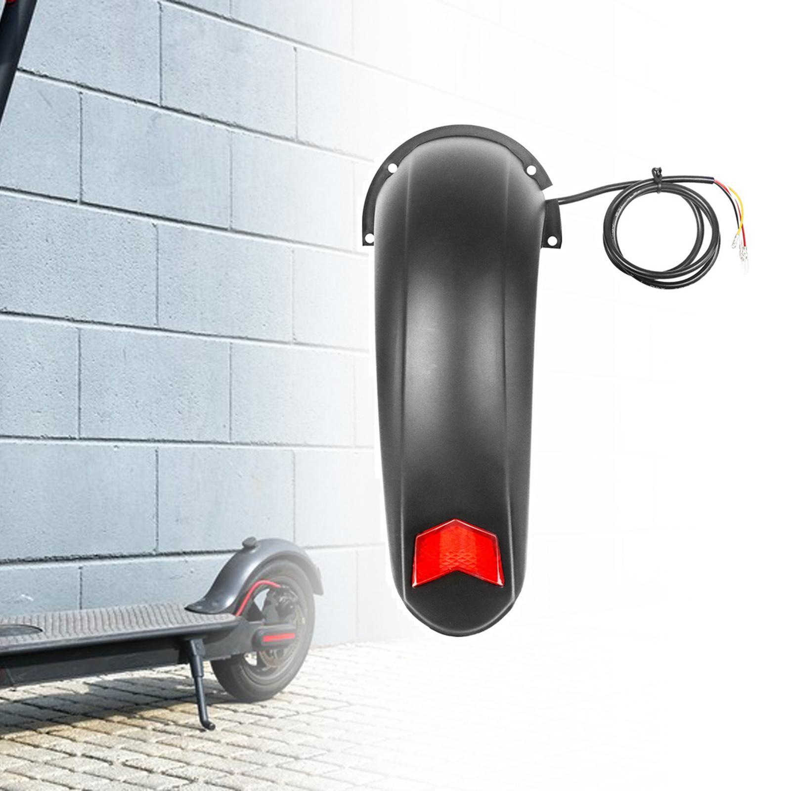 Tire Mudguard with Taillights Equipment Supplies Guard Mudflap Electric Bike Rear for Night Riding Outdoor Cycling