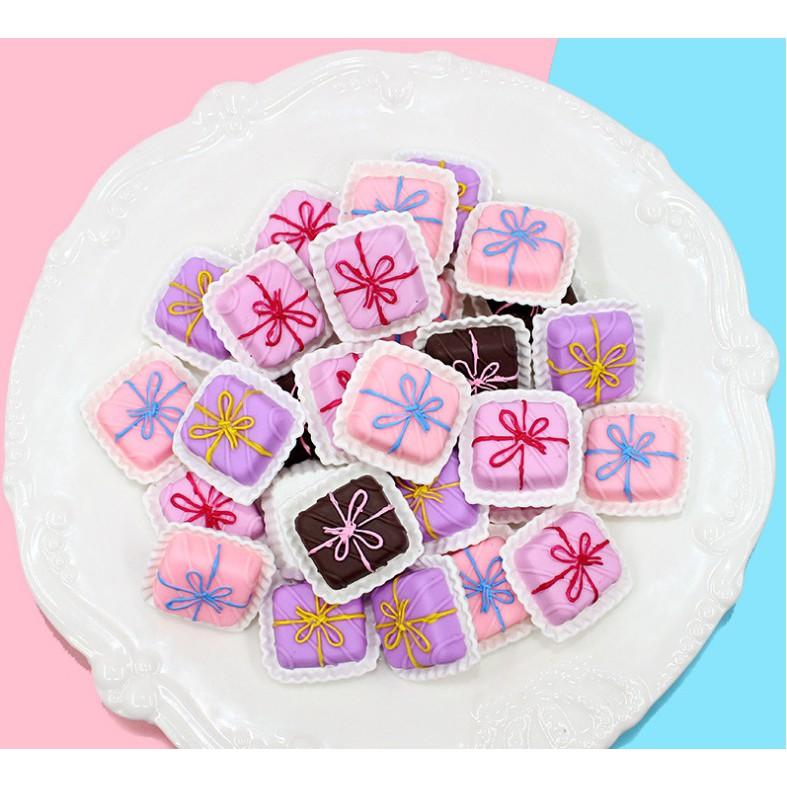 Mô hình đĩa bánh chưng trang trí tiểu cảnh, nhà búp bê, Dollhouse DIY quà tặng trang trí