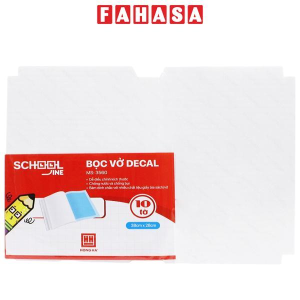 Bọc Vở Decal Kẻ Ngang - Hồng Hà 3560