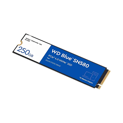 Ổ cứng SSD WD Blue SN580 250GB NVMe PCIe Gen4 x4 ( WDS250G3B0E ) - Hàng Chính Hãng