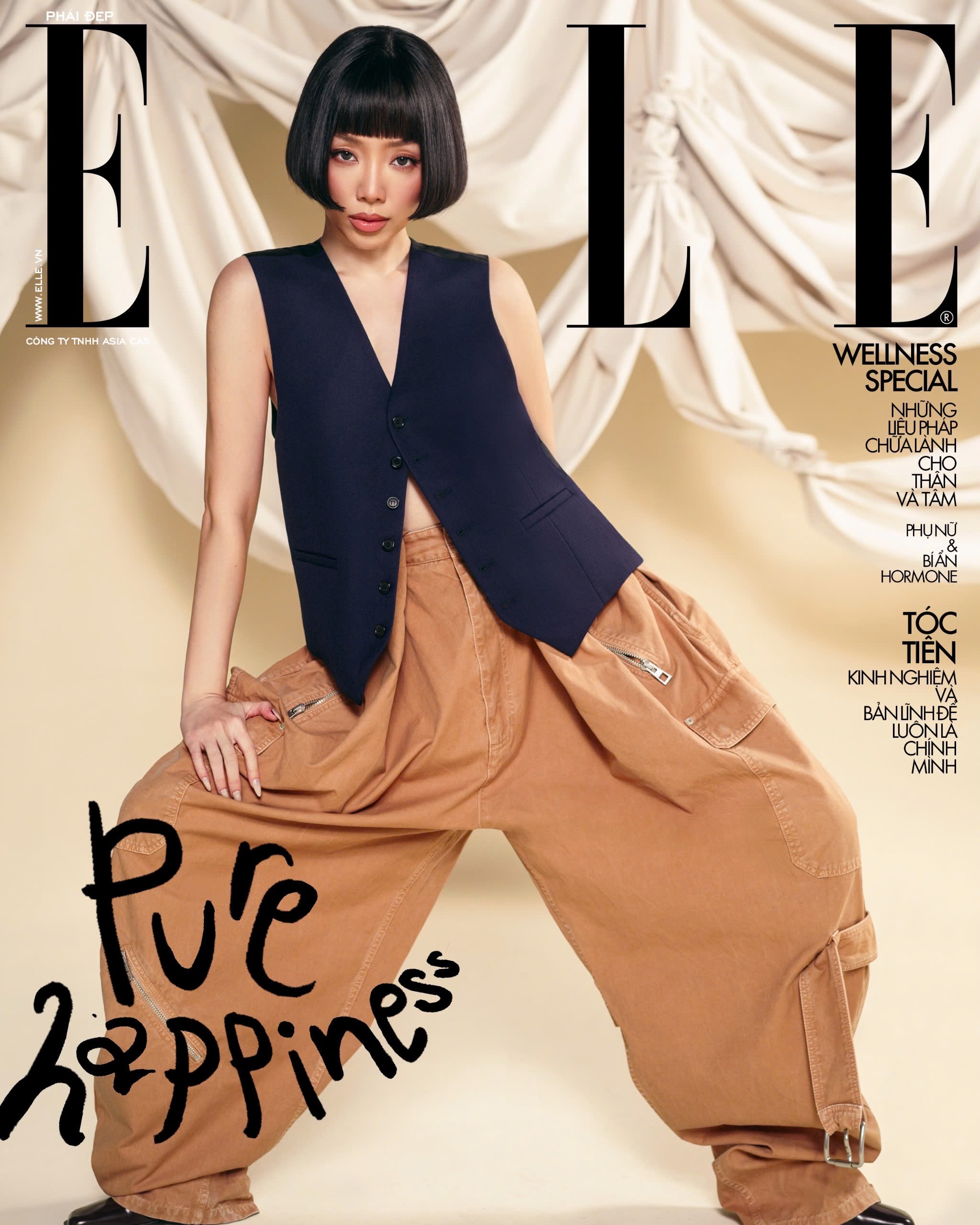 Tạp chí ELLE tháng 8/2024 - Tóc Tiên [bìa 1]