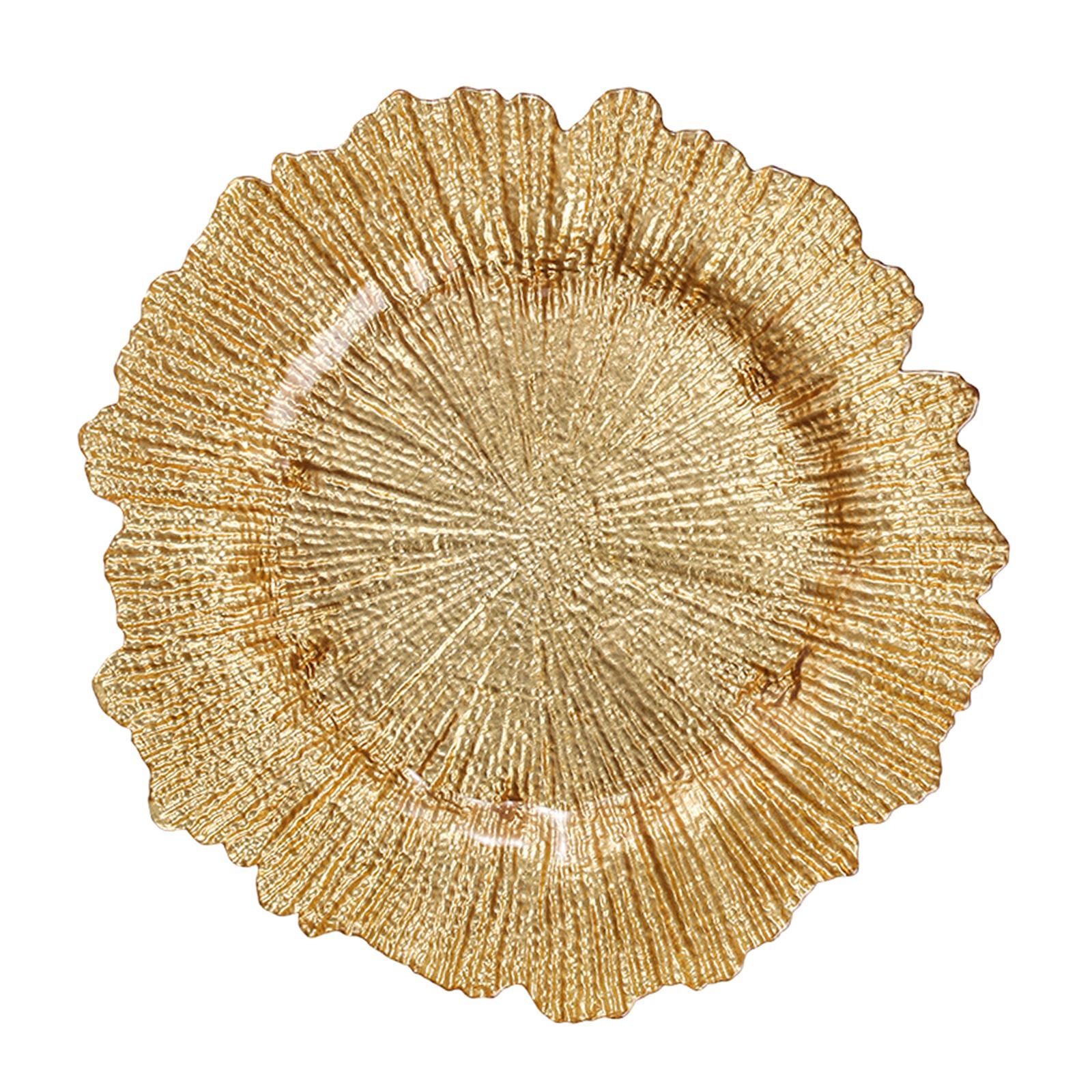 Glass Plate Decorative Tray Fruit Plate for Party Events Dinner Decor