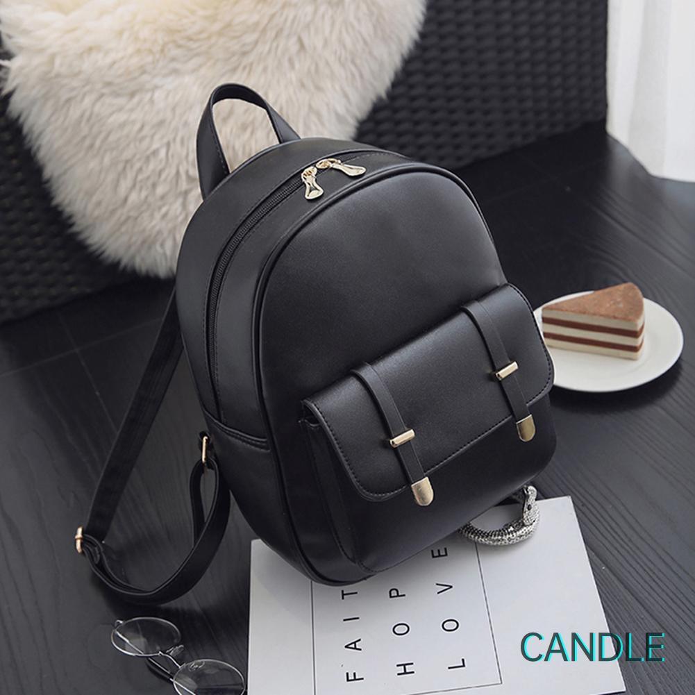Set 3 Ba Lô Túi Ví Da Pu Thời Trang Nữ Tính