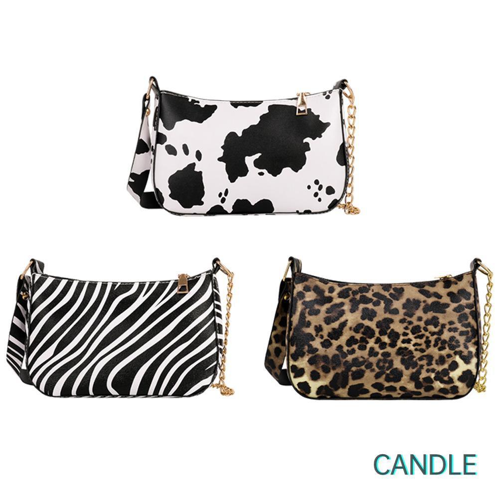 Túi Đeo Dưới Cánh Tay Chất Liệu Da Pu Họa Tiết Động Vật