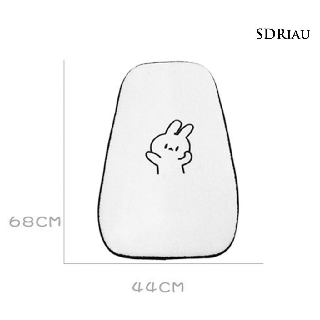 Đệm Lưng Lót Ghế Ngồi Xe Hơi In Hình Chú Heo / Thỏ Đáng Yêu