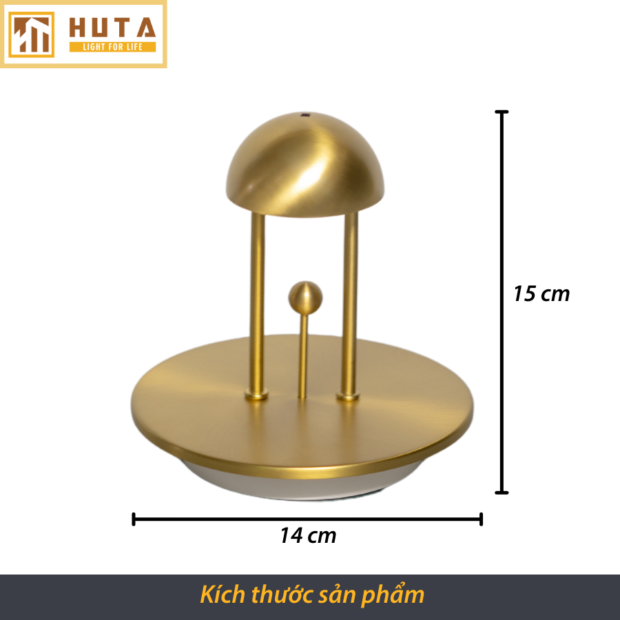 Đèn Bàn Led Quầy Bar HUTA Light For Life RESCHUONG Cao Cấp Sang Trọng Cảm Ứng Hồng Ngoại, Ánh Sáng Vàng Trang Trí Nhà Hàng, Bàn Ăn, Sự Kiện
