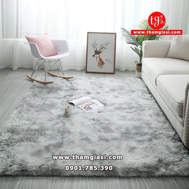 Thảm Lông Xù Loang Cao Cấp (10 MÀU) | Thảm Trang Trí Phòng Khách - Phòng Ngủ - Thảm Trải Sofa - Thảm Dành Cho Bé