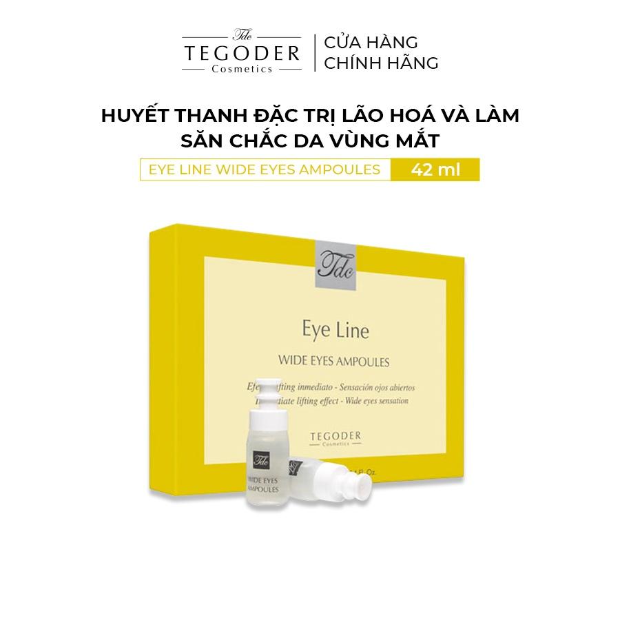 Huyết thanh ngăn ngừa lão hoá và làm săn chắc da vùng mắt Tegoder Eye line wide eyes ampoules 42 ml mã 0863