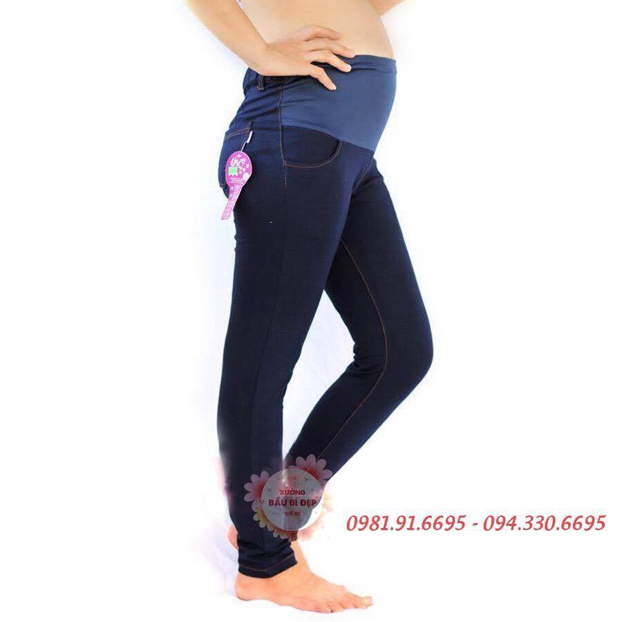 Quần bầu giả jean-quần bầu thời trang đẹp