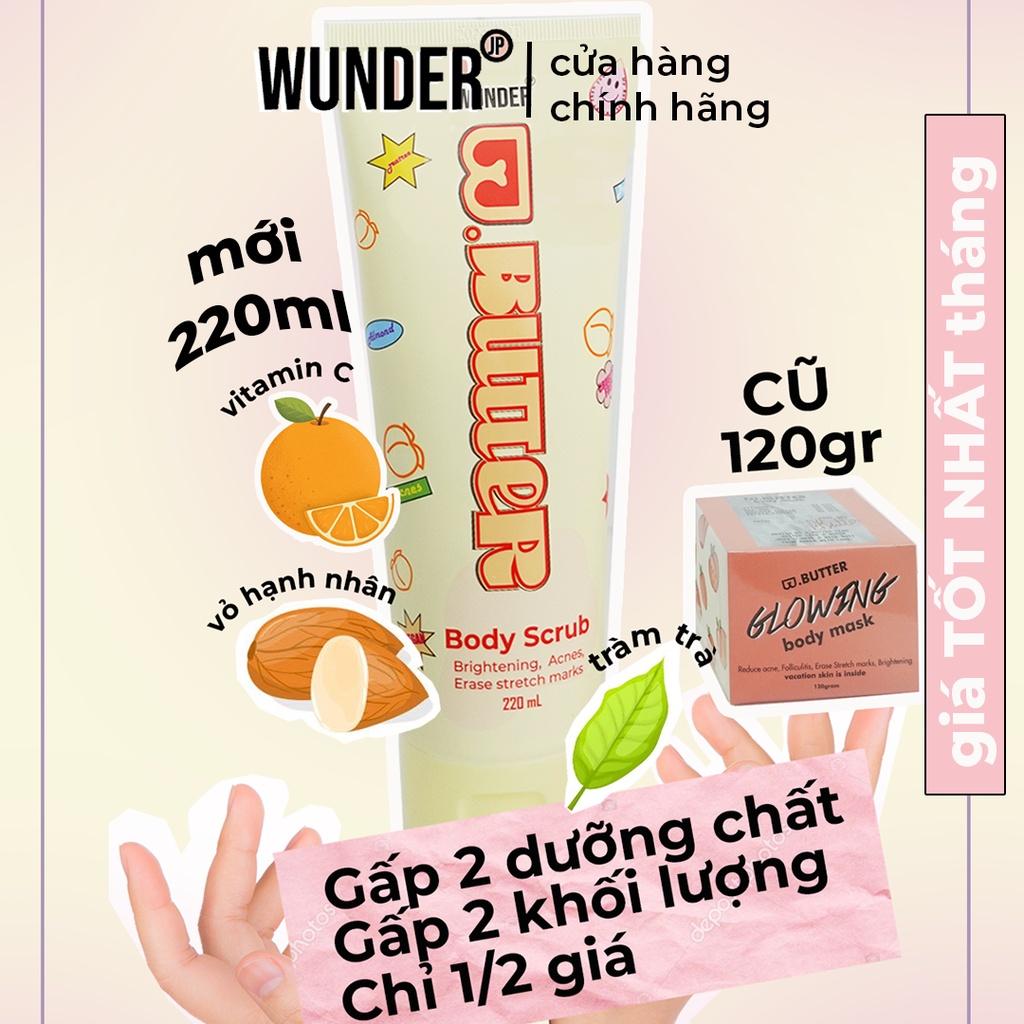 Tẩy tế bào chết cơ thể BButter Giảm mụn, Mờ thâm, sần Vòng 3 và Nách B.butter Body Mask