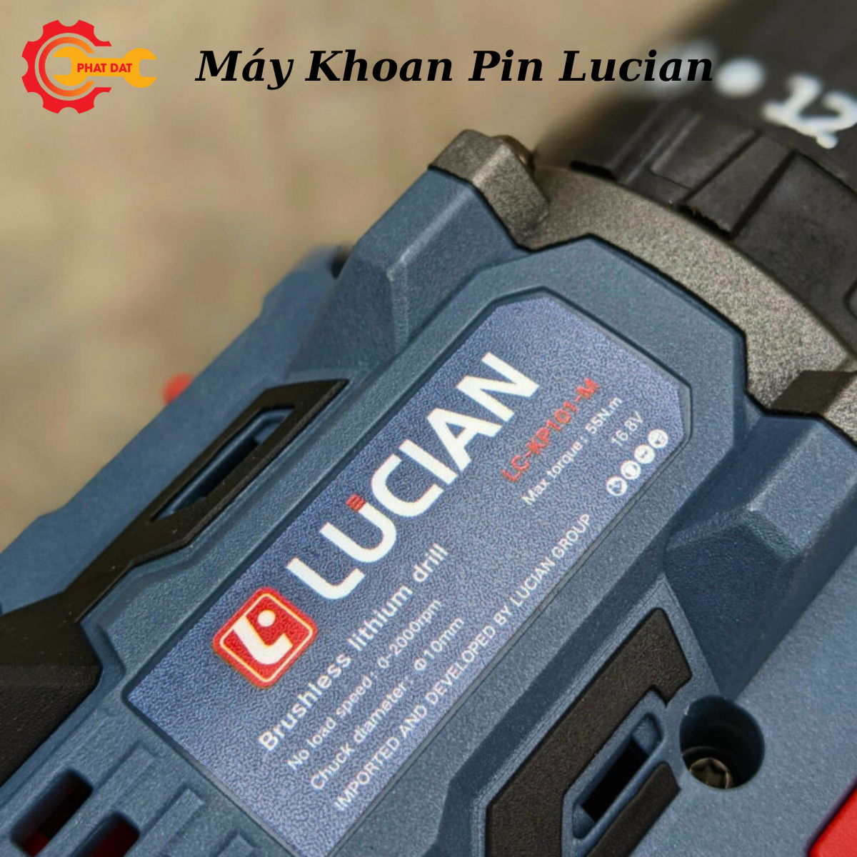 Máy Khoan Pin 3 Chức Năng LUCIAN LC-KP101M - Động Cơ Không Chổi Than