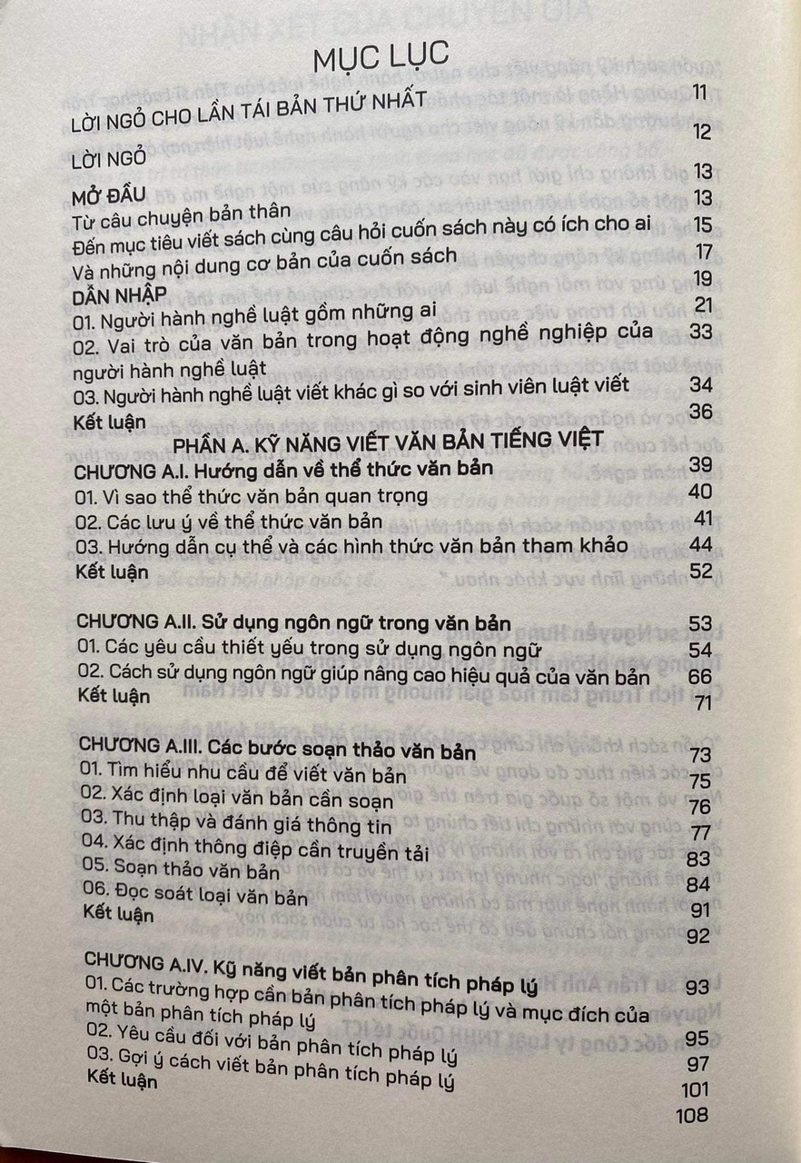 Kỹ Năng Viết Cho Người Hành Nghề Luật