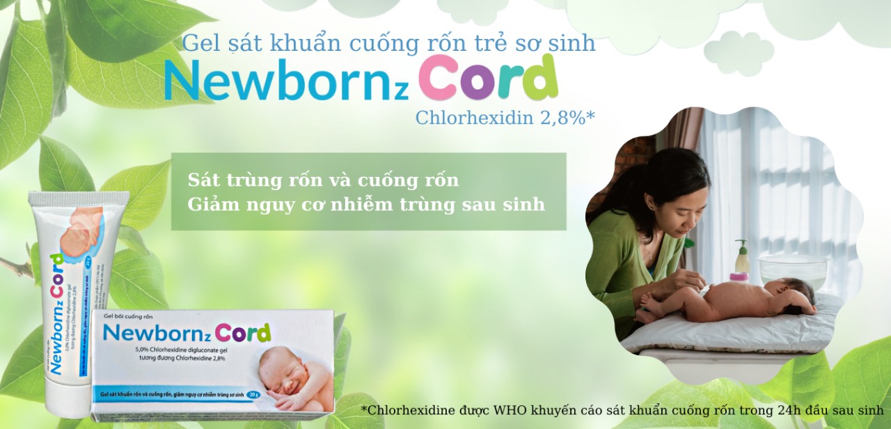 Gel bôi sát khuẩn cuống rốn Newbornz Cord