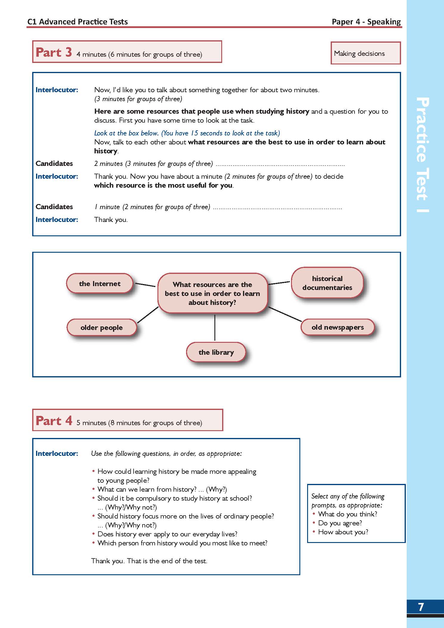 C1 Advanced 1 with 4 Practice Tests - Latest Format