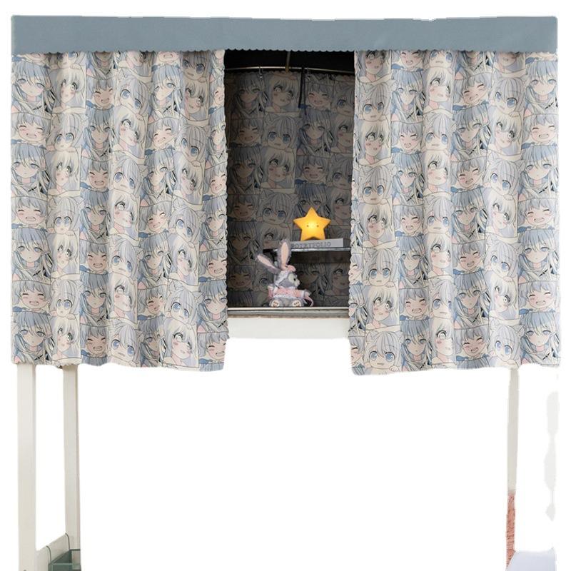 Khuyến mại rèm giường giường tầng dưới ký túc xá sinh viên đại học dày đặc vật lý mạnh bóng anime giường tầng trên và tầng dưới rèm giường ký túc xá phía dưới bảng bao vây rèm