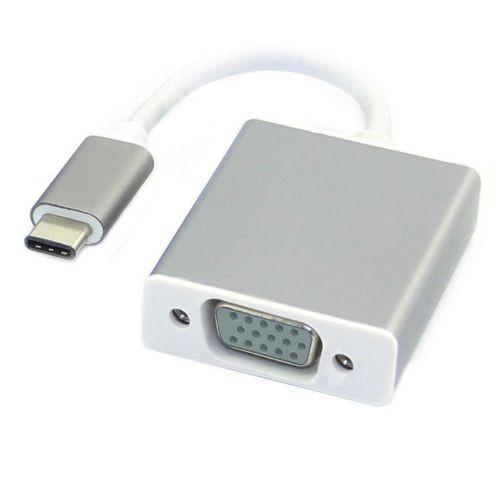 Cáp chuyển tín hiệu Usb Type-c ra VGA, Type-C to VGA - FullHD - Hồ Phạm