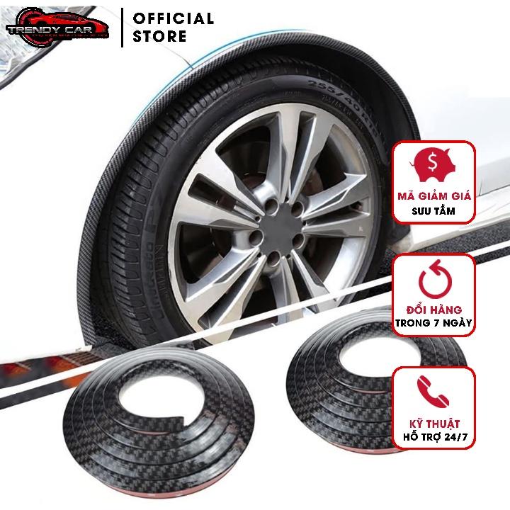 Cuộn Bảo Vệ Cua Lốp Vân Cacbon Chống Trầy Xuốc Cao Cấp - Rộng 4.6 cm dài 1.5m